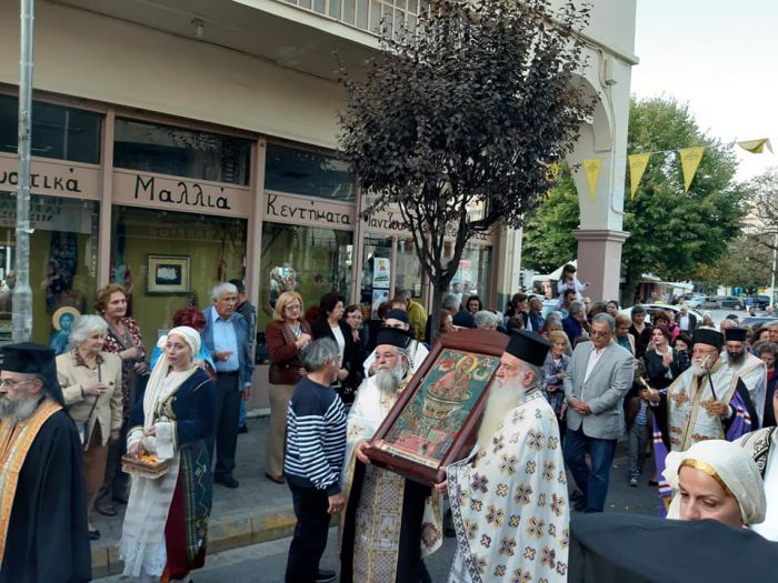 Στην Τρίπολη Θαυματουργός Εικόνα της Παναγίας της Σγράπας - Εσπερινός και Αγρυπνία στον Ναό Αγίου Δημητρίου