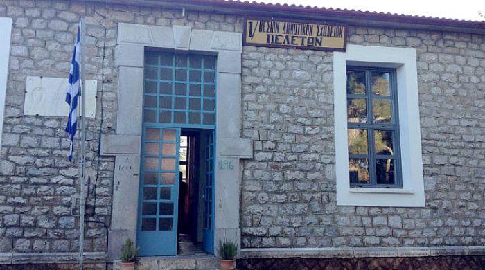 Λίγο πριν τα Χριστούγεννα … το σχολείο των Πελετών επισκέφτηκε ο Οδυσσέας!
