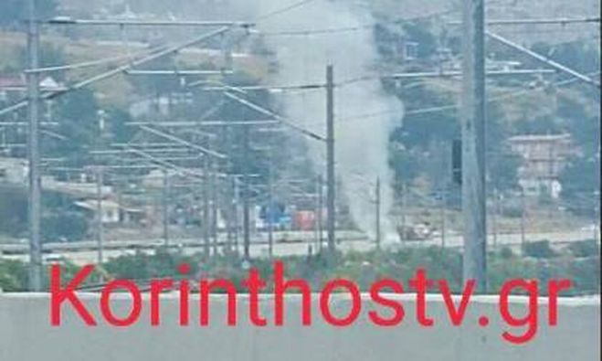 &Phi;&omega;&tau;&iota;ά &sigma;&epsilon; &epsilon;&nu; &kappa;&iota;&nu;ή&sigma;&epsilon;&iota; &alpha;&upsilon;&tau;&omicron;&kappa;ί&nu;&eta;&tau;&omicron; &sigma;&tau;&eta;&nu; &epsilon;&theta;&nu;&iota;&kappa;ή &omicron;&delta;ό &Alpha;&theta;&eta;&nu;ώ&nu;-&Kappa;&omicron;&rho;ί&nu;&theta;&omicron;&upsilon; &sigma;&tau;&omicron;&nbsp;ύ&psi;&omicron;&sigmaf; &tau;&eta;&sigmaf; &Kappa;&iota;&nu;έ&tau;&alpha;&sigmaf;