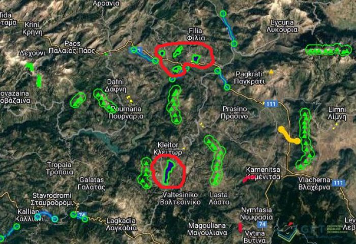 Ο γιγαντιαίος φωτοβολταϊκός σταθμός 190 MW πλησίον του Βαλτεσινίκου δεν αφορά το Μαίναλο;