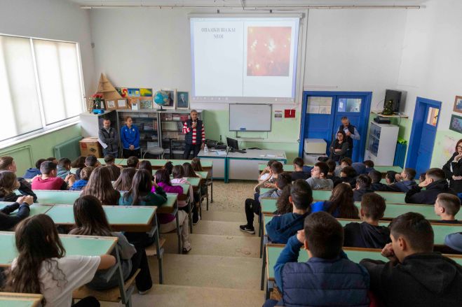 3ο Γυμνάσιο Τρίπολης | Για την οπαδική βία μίλησε ο Πρόεδρος της ΠΑΕ Αστέρας, Γιώργος Μποροβήλος (εικόνες)