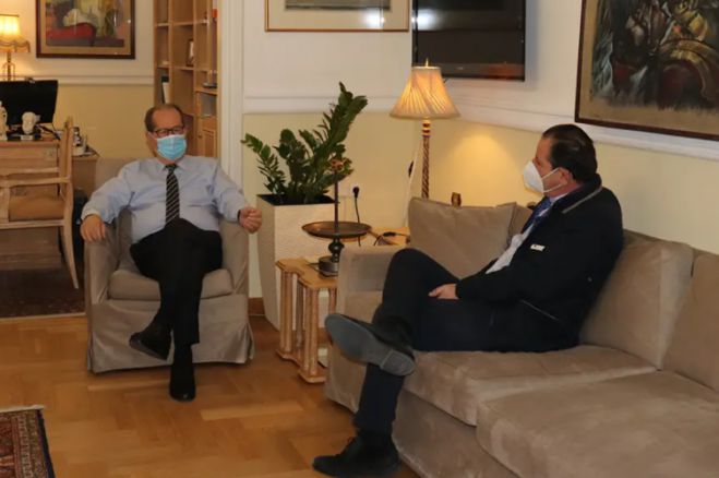 Συνάντηση Περιφερειάρχη με τον Πρόεδρο του Ιατρικού Συλλόγου Αρκαδίας