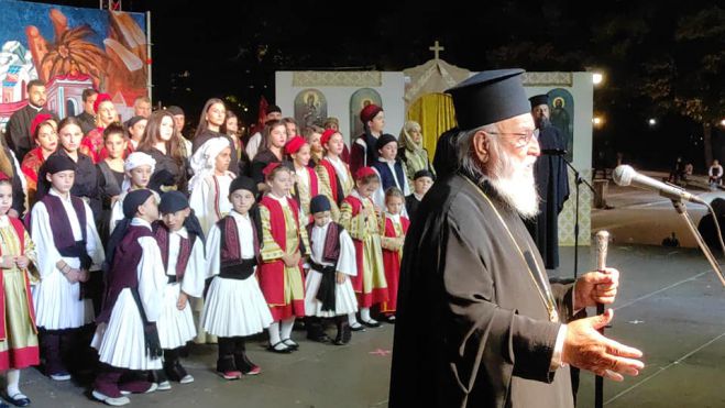 &Mu;&eta;&tau;&rho;&omicron;&pi;&omicron;&lambda;ί&tau;&eta;&sigmaf; &Alpha;&lambda;έ&xi;&alpha;&nu;&delta;&rho;&omicron;&sigmaf;: "&Iota;&epsilon;&rho;ό&sigmaf; &omicron; &Alpha;&gamma;ώ&nu;&alpha;&sigmaf; &tau;&omicron;&upsilon; '21. &Lambda;&alpha;ό&sigmaf; &kappa;&alpha;&iota; &Epsilon;&kappa;&kappa;&lambda;&eta;&sigma;ί&alpha; &epsilon;ί&nu;&alpha;&iota; &tau;&alpha;&upsilon;&tau;&iota;&sigma;&mu;έ&nu;&omicron;&iota; &sigma;&tau;&eta;&nu; &Epsilon;&lambda;&lambda;ά&delta;&alpha;" (vd)