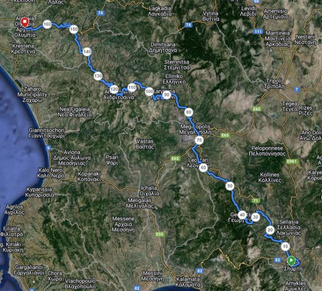 3ος Δρόμος της Ακμής | Από ποια σημεία της Αρκαδίας θα περάσει ο αγώνας!