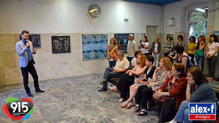 Μια ξεχωριστή έκθεση ζωγραφικής εγκαινιάστηκε στο κτίριο του ΟΣΕ στην Τρίπολη (vd)