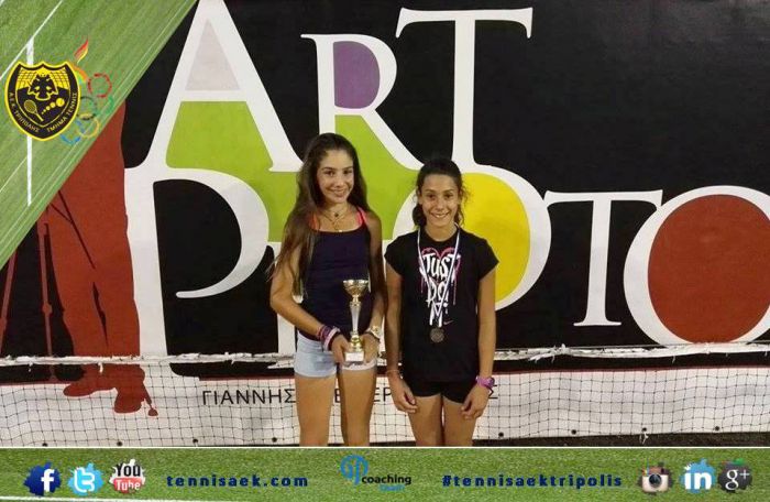 1η η Λαμπροπούλου &amp; 3η η Βουδούρη στο Sparti Tennis Open Juniors 2016
