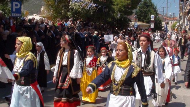 Στιγμές από τις εκδηλώσεις για την επέτειο της Β&#039; Εθνοσυνέλευσης στο Άστρος (vd)