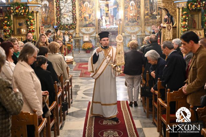Πανηγυρικός Αρχιερατικός Εσπερινός του Αγίου Δημητρίου στην Τρίπολη (εικόνες)