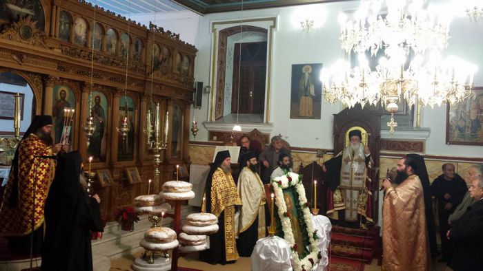 &Omicron; &epsilon;&sigma;&pi;&epsilon;&rho;&iota;&nu;ό&sigmaf; &tau;&omicron;&upsilon; &Alpha;&gamma;ί&omicron;&upsilon; &Nu;&iota;&kappa;&omicron;&lambda;ά&omicron;&upsilon; &sigma;&tau;&omicron; &chi;&omega;&rho;&iota;ό &Pi;ά&pi;&alpha;&rho;&iota;