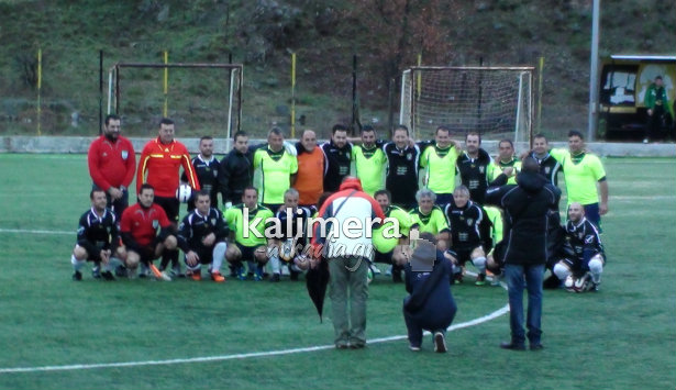 Φιλικός ποδοσφαιρικός αγώνας για φιλανθρωπικό σκοπό στην Τρίπολη (vd)