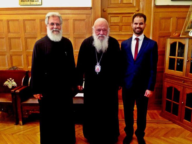 Με τον Αρχιεπίσκοπο συναντήθηκε ο Βαγγέλης Αυγουλάς για τις ευπαθείς κοινωνικές ομάδες