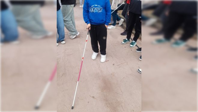 Παγκόσμια Ημέρα Λευκού Μπαστουνιού στο Γυμνάσιο Τεγέας (εικόνες)
