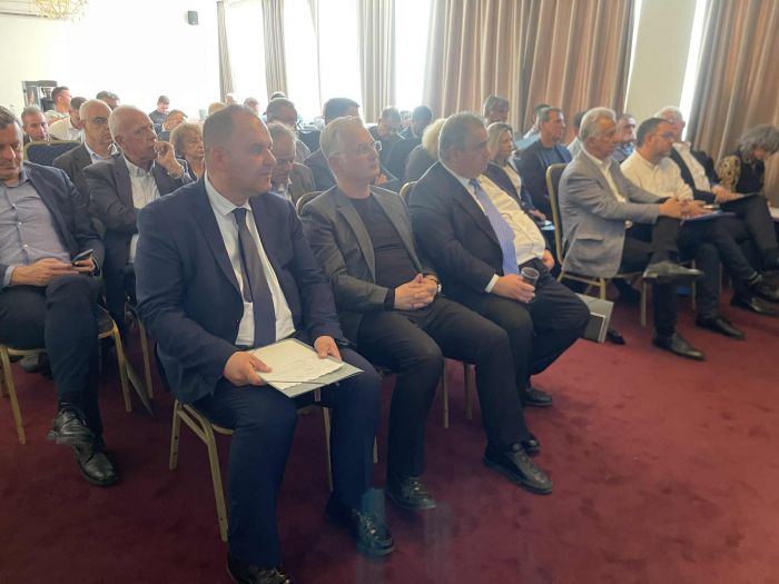 Ο Δήμαρχος Γορτυνίας και μέλος του ΔΣ της ΚΕΔΕ Ευστάθιος Κούλης στη Γενική Συνέλευση ΠΕΔ Πελοποννήσου