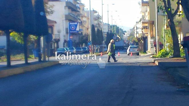 Συμβαίνει τώρα: Κλειστό τμήμα του δρόμου στην &quot;Καλαβρύτων&quot;