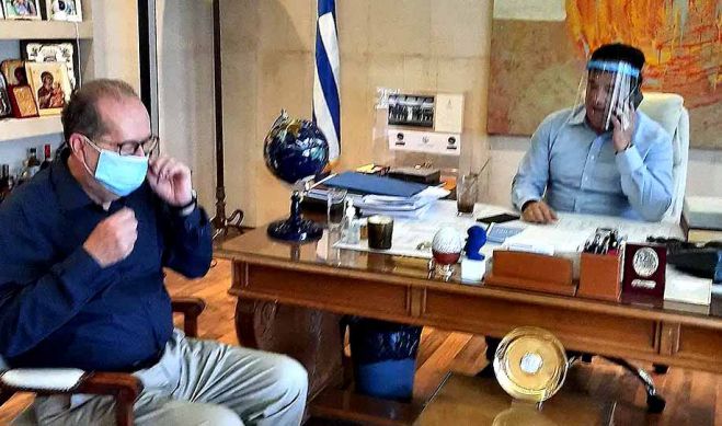 &Sigma;&upsilon;&nu;ά&nu;&tau;&eta;&sigma;&eta; &mu;&epsilon; &tau;&omicron;&nu; Ά&delta;&omega;&nu;&iota; &Gamma;&epsilon;&omega;&rho;&gamma;&iota;ά&delta;&eta; &theta;&alpha; έ&chi;&epsilon;&iota; &omicron; &Pi;&epsilon;&rho;&iota;&phi;&epsilon;&rho;&epsilon;&iota;ά&rho;&chi;&eta;&sigmaf; &Pi;&epsilon;&lambda;&omicron;&pi;&omicron;&nu;&nu;ή&sigma;&omicron;&upsilon;