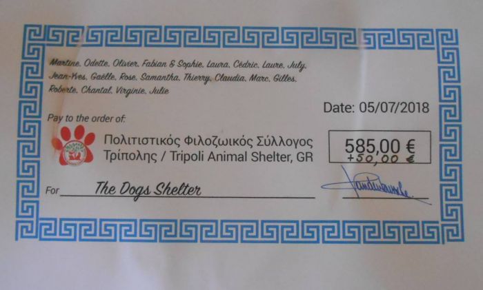 Ένα μεγάλο δώρο για τα αδέσποτα της Τρίπολης ... από το Βέλγιο!
