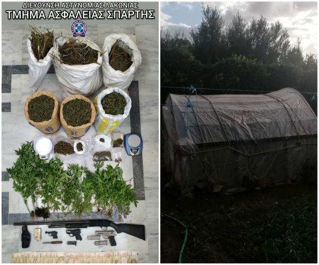 Πάνω από 14 κιλά κάνναβης κατασχέθηκαν στη Λακωνία!