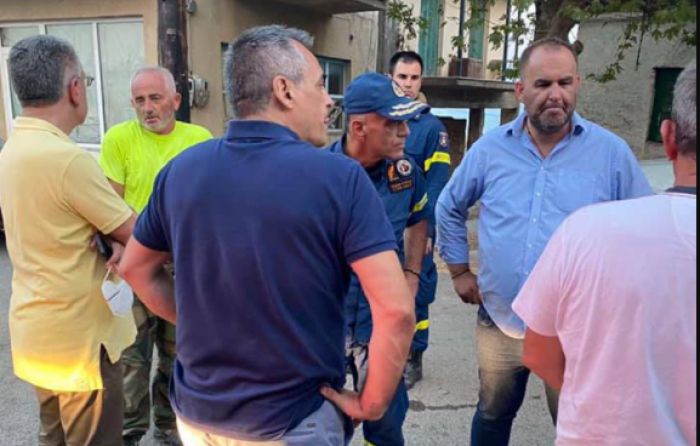 Στη Γορτυνία ο Αρχηγός της Πυροσβεστικής - Ενημερώθηκε για τα πύρινα μέτωπα και συντόνισε την επιχείρηση κατάσβεσης (εικόνες)