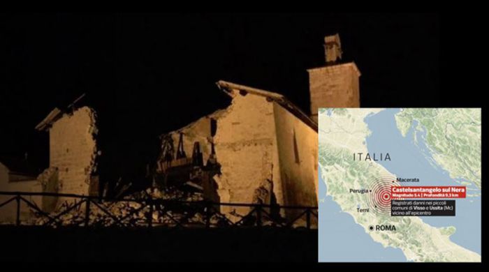 Σεισμός 5.9 Ρίχτερ στην Ιταλία (vd)