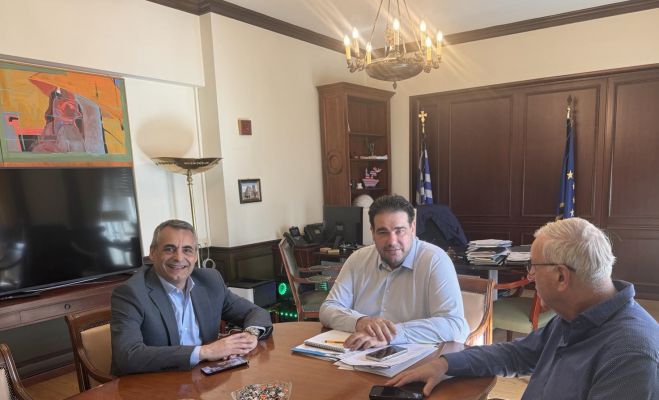 Τζιούμης | Συναντήθηκε με τον Λιβάνιο στην Αθήνα - «Επιδιώκουμε τα χρηματοδοτικά εργαλεία καθημερινά»