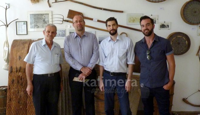 Συνάντηση Νίκου Φλώρου με τον Άγγλο Πρέσβη της Βιέννης στην Τρίπολη (εικόνες)