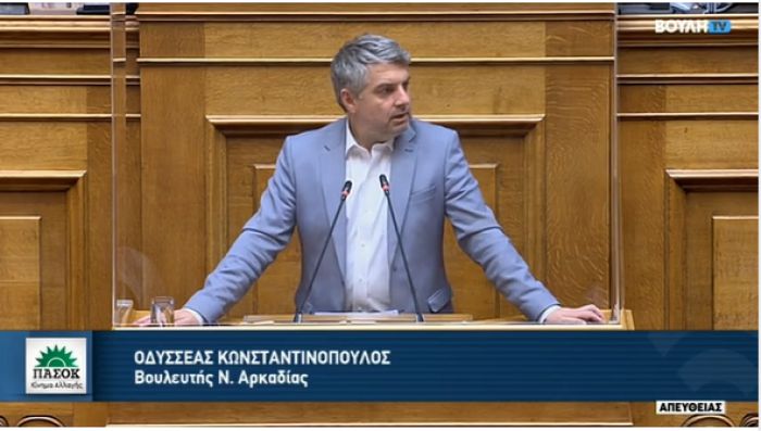 &Omicron;&delta;&upsilon;&sigma;&sigma;έ&alpha;&sigmaf;: "&Delta;&epsilon;&nu; &theta;&alpha; &sigma;&alpha;&sigmaf; &alpha;&phi;ή&sigma;&omicron;&upsilon;&mu;&epsilon; &nu;&alpha; &pi;&alpha;&rho;&alpha;&chi;&alpha;&rho;ά&xi;&epsilon;&tau;&epsilon; &tau;&eta;&nu; &iota;&sigma;&tau;&omicron;&rho;ί&alpha; &gamma;&iota;&alpha; &tau;&omicron; &sigma;ύ&mu;&phi;&omega;&nu;&omicron; &sigma;&upsilon;&mu;&beta;ί&omega;&sigma;&eta;&sigmaf;"