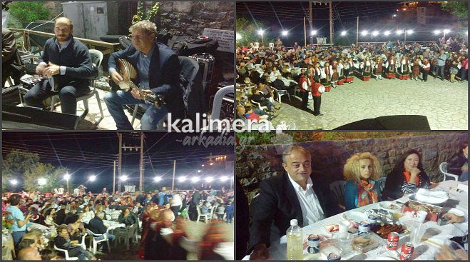 Γλέντι με τον Βαγγέλη Κονιτόπουλο στον Πλάτανο Κυνουρίας (εικόνες - βίντεο)