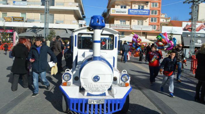 Χριστουγεννιάτικο τρενάκι και φέτος στην Τρίπολη!