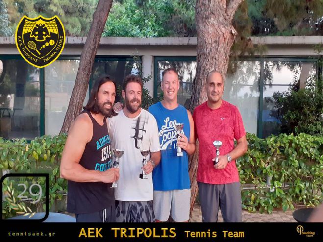 Τένις | Διπλή διάκριση για τον Ζωγραφάκη  της ΑΕΚ Τρίπολης στην Γλυφάδα