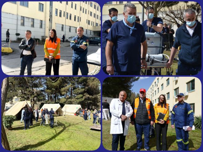 Επιτυχής άσκηση εκκένωσης και αντιμετώπισης κρίσεων στο Παναρκαδικό Νοσοκομείο (εικόνες)