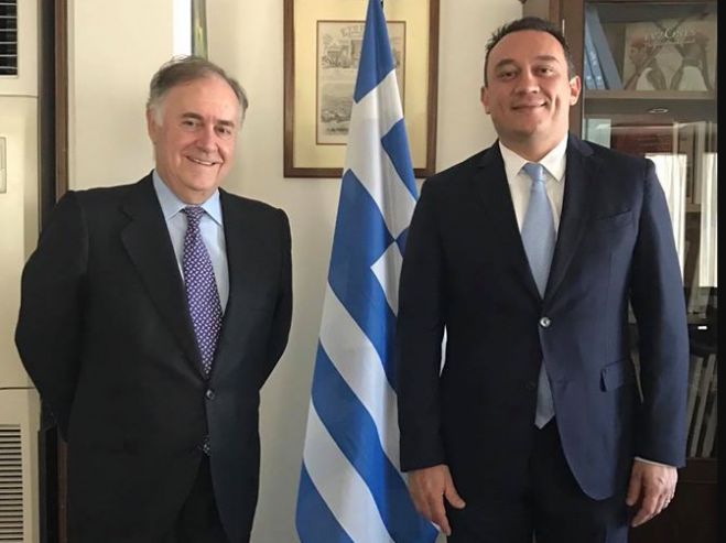 &Sigma;&tau;&omicron; &gamma;&rho;&alpha;&phi;&epsilon;ί&omicron; &tau;&omicron;&upsilon; &Kappa;ώ&sigma;&tau;&alpha; &Beta;&lambda;ά&sigma;&eta; &omicron; &Pi;&rho;έ&sigma;&beta;&eta;&sigmaf; &tau;&eta;&sigmaf; &Iota;&sigma;&pi;&alpha;&nu;ί&alpha;&sigmaf;
