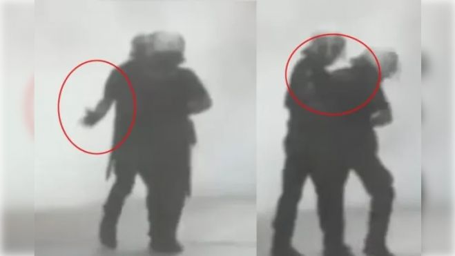 Πάτρα | ΜΑΤατζής χαστούκισε ... ΜΑΤατζή στην πορεία για τον Φύσσα (vd)