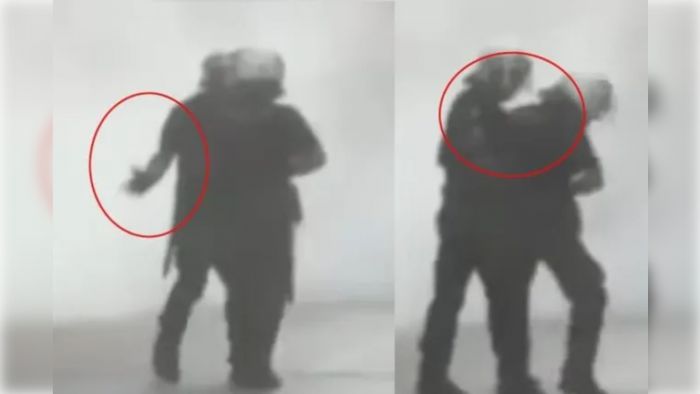 Πάτρα | ΜΑΤατζής χαστούκισε ... ΜΑΤατζή στην πορεία για τον Φύσσα (vd)