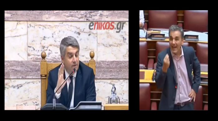 Ανέβηκαν οι τόνοι ανάμεσα σε Οδυσσέα και Τσακαλώτο στη Βουλή! (vd)