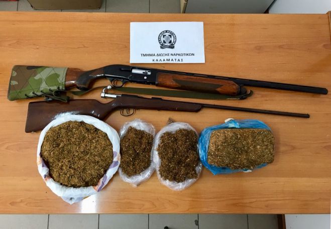 Λαθραίος καπνός και παράνομη κυνηγετικά όπλα στη Μεσσηνία!