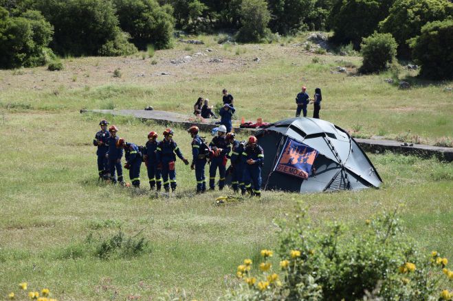 Πυροσβεστική | Άσκηση αντιμετώπισης μεγάλης δασικής πυρκαγιάς σε πραγματικές συνθήκες στην Τρίπολη (vd)