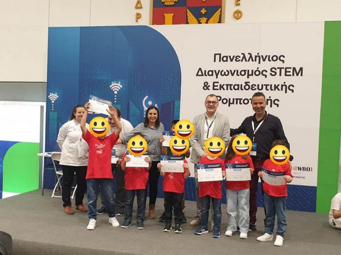 Πανελλήνιος Διαγωνισμός Ρομποτικής | Βραβείο Καλύτερης Πρωτοεμφανιζόμενης Ομάδας στο 4ο Δημοτικό Σχολείο Τρίπολης!