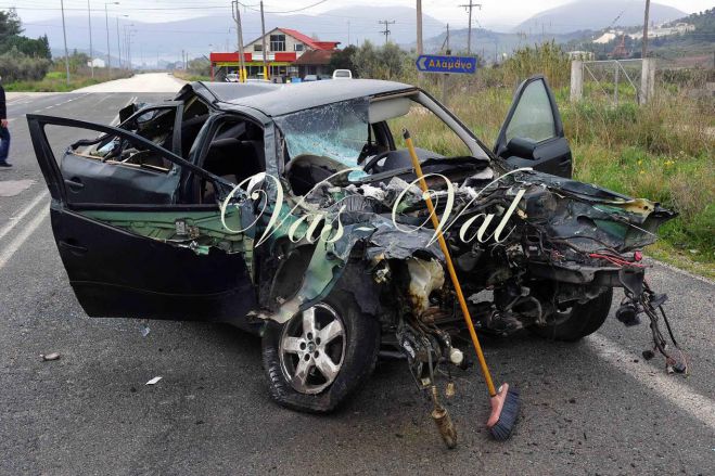 Σοκ - Σκοτώθηκε 34χρονος σε τροχαίο στην Κορινθία (εικόνες)