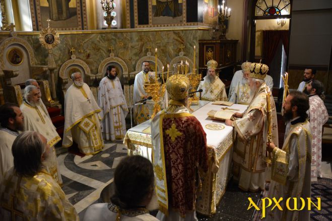 Αρκάδες Ιεράρχες συλλειτούργησαν στον Καθεδρικό Ιερό Ναό Ευαγγελισμού της Θεοτόκου Αθηνών