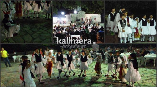 Μικροί τσολιάδες και μικρές Αμαλίες εντυπωσίασαν στη γιορτή της Παναγίας στη Σίταινα! (vd)