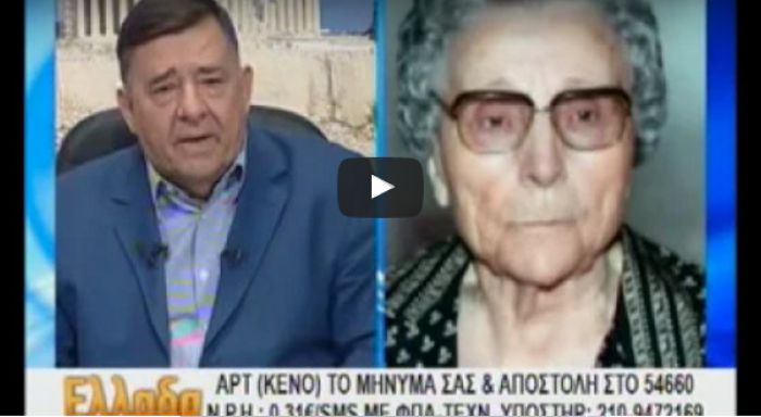 Έβαλε τα κλάματα on air ο Αρκάς Γιώργος Καρατζαφέρης (vd)