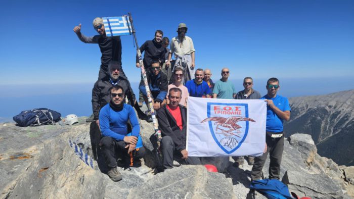 Η δεύτερη φετινή αποστολή του Ε.Ο.Σ. Τρίπολης στον Όλυμπο (εικόνες)