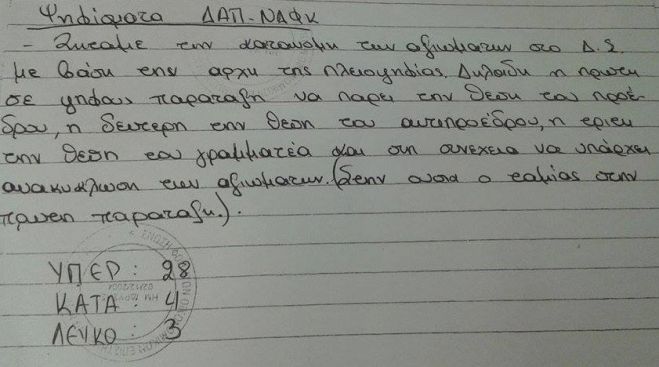 &Delta;&Alpha;&Pi; &Tau;&rho;ί&pi;&omicron;&lambda;&eta;&sigmaf;: &laquo;&Omicron;&iota; &phi;&omicron;&iota;&tau;&eta;&tau;έ&sigmaf; &tau;&omicron;&upsilon; &Omicron;&iota;&kappa;&omicron;&nu;&omicron;&mu;&iota;&kappa;&omicron;ύ &alpha;&pi;&omicron;&phi;ά&sigma;&iota;&sigma;&alpha;&nu; &gamma;&iota;&alpha; &tau;&omicron;&nu; &sigma;ύ&lambda;&lambda;&omicron;&gamma;&omicron; &tau;&omicron;&upsilon;&sigmaf;&raquo;