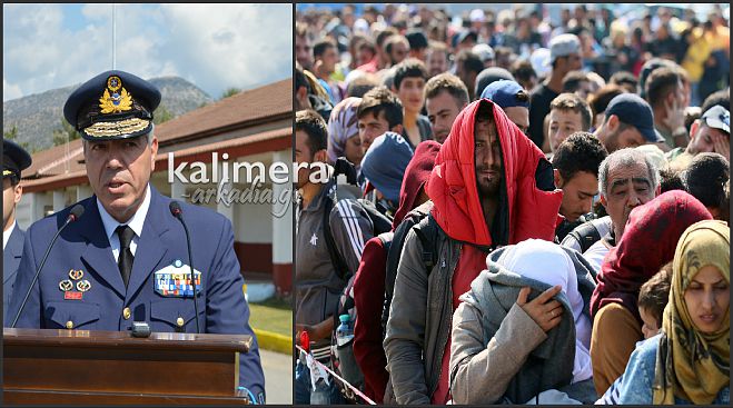 Τρίπολη - Ο Αρχηγός της Αεροπορίας απάντησε για το χώρο φιλοξενίας προσφύγων (vd)