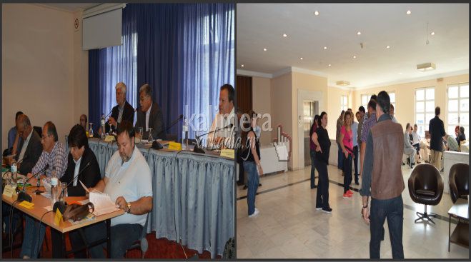 Αγανακτισμένοι κτηνοτρόφοι φωνάζουν στο περιφερειακό συμβούλιο (vd)!