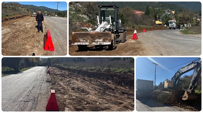 Κώστας Τζιούμης: “ Ξεκίνησαν οι εργασίες για το δρόμο προς το Πανεπιστήμιο” (εικόνες)