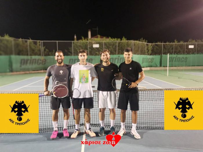 Όμιλος τένις ΑΕΚ Τρίπολης | 1η και 3η θέση για τους άνδρες στα διπλά του Tripolis Open