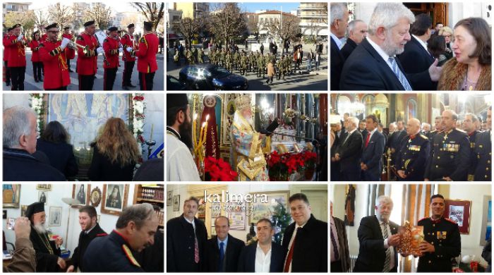 Ευχές και κεράσματα για το νέο έτος το πρωί στην Τρίπολη! (live video)