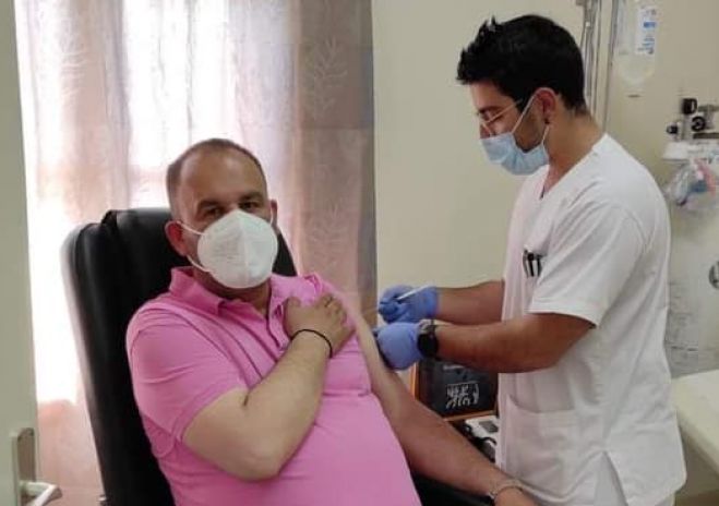 Εμβολιάστηκε ο Δήμαρχος Γορτυνίας! (εικόνες)