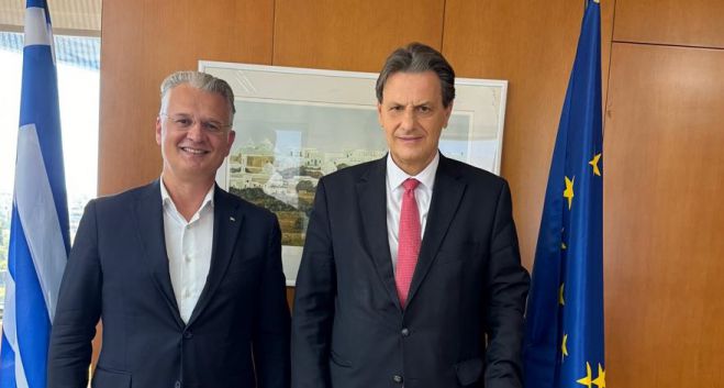 Αντιμετώπιση της λειψυδρίας και ενίσχυση των ενεργειακών κοινοτήτων στο επίκεντρο της συνάντησης Πτωχού - Σκυλακάκη